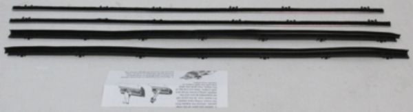 Picture of 1965 El Camino Replacement Window Felts Whiskers Kit (4pcs)
