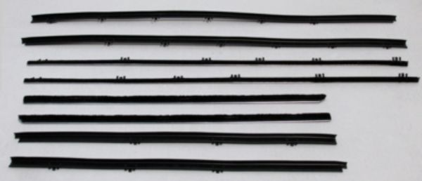 Picture of 1965 Chevelle 2 Door Hardtop Replacement Window Felts Whiskers Kit (8pcs)