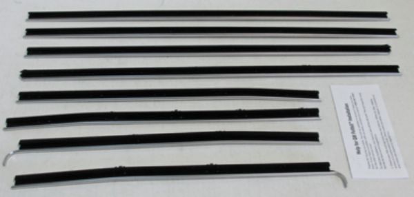 Picture of 1966-67 Chevelle 2 Door Hardtop Replacement Window Felts Whiskers Kit (8pcs)