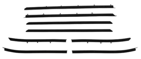 Picture of 1968 Chevelle Convertible Replacement Window Felts Whiskers Kit (8pcs)