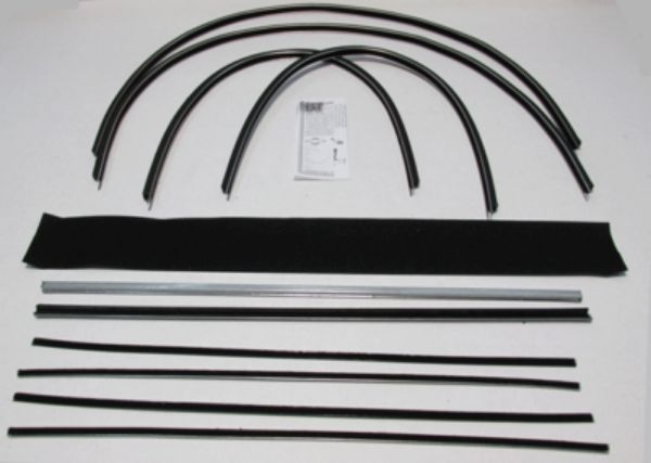 Picture of 1955-57 Chevy Nomad Authentic Window Felts Whiskers Kit (10pcs)