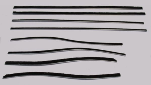 Picture of 1958 Impala Convertible Authentic Window Felts Whiskers Kit (8pcs)