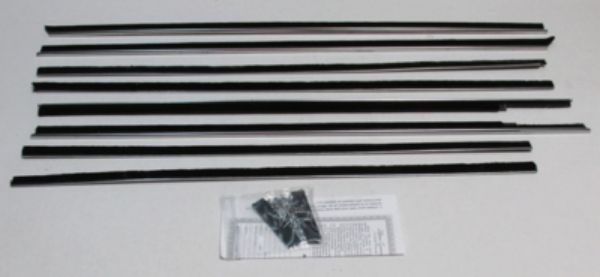 Picture of 1959-60 Impala 2 Door Hardtop Authentic Window Felts Whiskers Kit (8pcs)