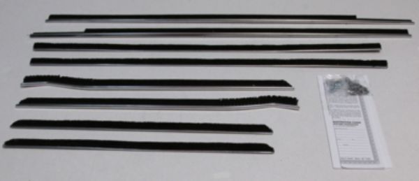 Picture of 1959-60 Impala Convertible Authentic Window Felts Whiskers Kit (8pcs)