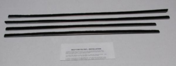 Picture of 1959-60 Impala 2 Door Hardtop Outers Only Authentic Window Felts Whiskers Kit (4pcs)