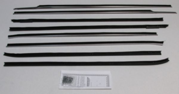 Picture of 1961 Impala 2 Door Hardtop Authentic Window Felts Whiskers Kit (8pcs)