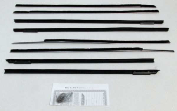 Picture of 1961-62 Bel Air 4 Door Hardtop Authentic Window Felts Whiskers Kit (8pcs)