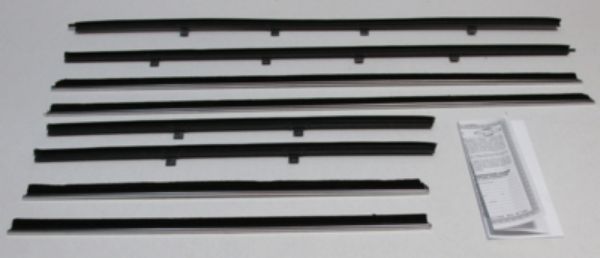 Picture of 1961-62 Impala 2 Door Sedan Authentic Window Felts Whiskers Kit (8pcs)
