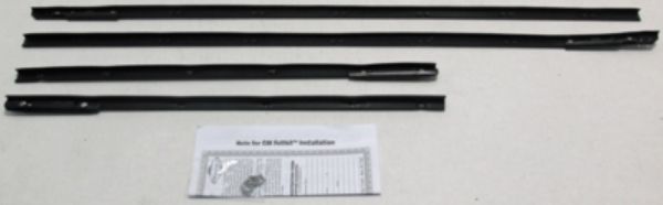 Picture of 1963-64 Impala 2 Door Hardtop Outers Only Authentic Window Felts Whiskers Kit (4pcs)