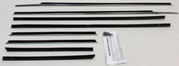 Picture of 1961-62 Impala Convertible Replacement Window Felts Whiskers Kit (8pcs)