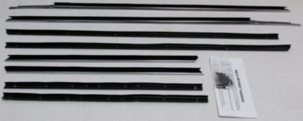 Picture of 1962 Impala 2 Door Hardtop Replacement Window Felts Whiskers Kit (8pcs)