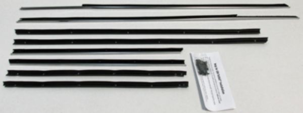 Picture of 1963-64 Impala 2 Door Hardtop Replacement Window Felts Whiskers Kit (8pcs)