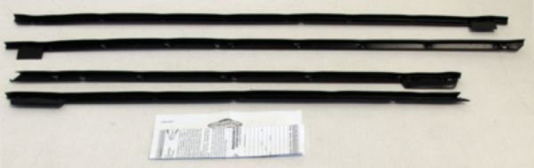 Picture of 1965 Impala 2 Door Hardtop Outers Only Authentic Window Felts Whiskers Kit (4pcs)