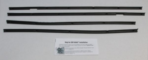 Picture of 1965-66 Impala 4 Door Wagon Outers Only Authentic Window Felts Whiskers Kit (4pcs)