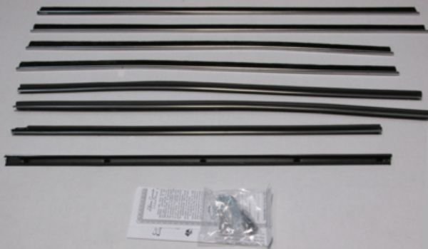 Picture of 1967 Impala 4 Door Sedan & Wagon Authentic Window Felts Whiskers Kit(8pcs)