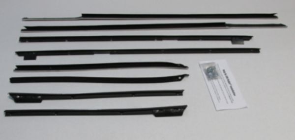 Picture of 1967-68 Impala Convertible Authentic Window Felts Whiskers Kit (8pcs)
