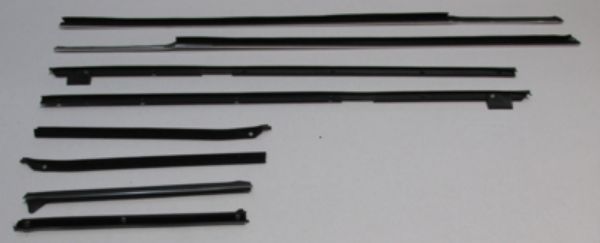 Picture of 1968 Impala Custom Sport Coupe Authentic Window Felts Whiskers Kit (8pcs)