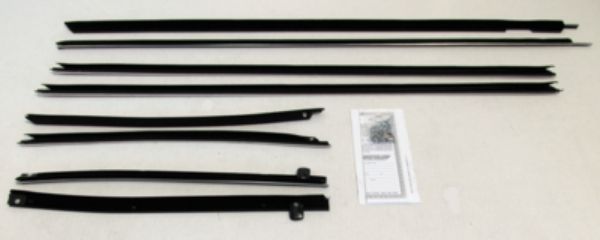 Picture of 1969-70 Impala 2 Door Hardtop Authentic Window Felts Whiskers Kit (8pcs)