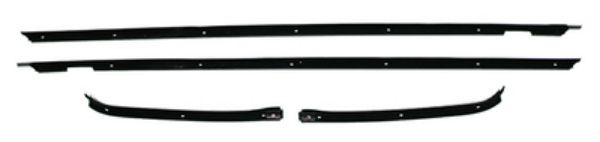 Picture of 1969-70 Caprice 2 Door Hardtop Outers Only Authentic Window Felts Whiskers Kit (4pcs)
