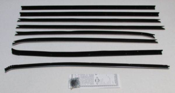 Picture of 1969-70 Impala 4 Door Sedan Authentic Window Felts Whiskers Kit(8pcs)