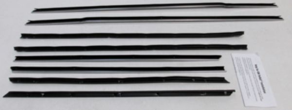 Picture of 1965 Impala 2 Door Hardtop Replacement Window Felts Whiskers Kit (8pcs)