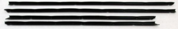 Picture of 1965 Impala 2 Door Hardtop Outers Only Replacement Window Felts Whiskers Kit (4pcs)