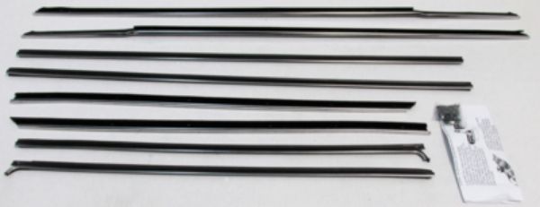 Picture of 1966 Impala 2 Door Hardtop Replacement Window Felts Whiskers Kit (8pcs)