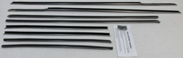 Picture of 1966 Impala Convertible Replacement Window Felts Whiskers Kit (8pcs)