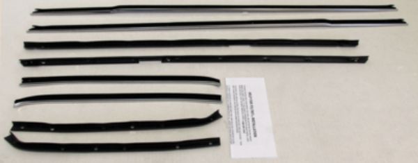 Picture of 1966 Caprice Custom Hardtop Replacement Window Felts Whiskers Kit (8pcs)