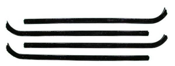 Picture of 1955-59 G.M. Truck Authentic Window Felts Whiskers Kit With 1954 Style Clips (4pcs)