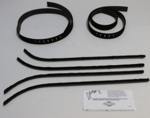 Picture of 1964-70 Chevy G-10 Flat Nose Van Authentic Window Felts Whiskers Kit (6pcs)
