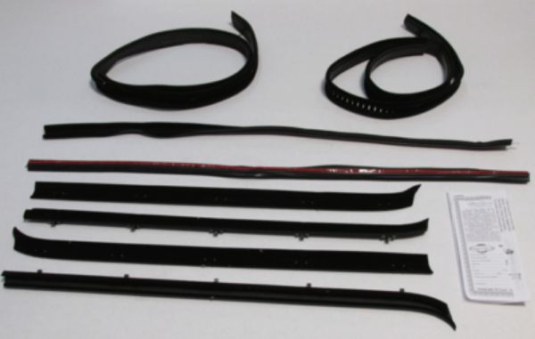 Picture of 1973-80 G.M. C-10 Truck Superkit Authentic Window Felts Whiskers Kit (8pcs)