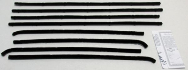 Picture of 1965-69 Corvair 2 Door Hardtop Authentic Window Felts Whiskers Kit (8pcs)