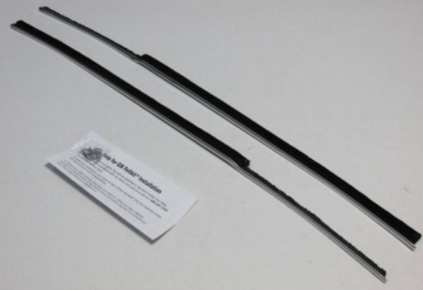 Picture of 1963-65 Corvette Roadster Coupe Inners Only Authentic Window Felts Whiskers Kit (2pcs)