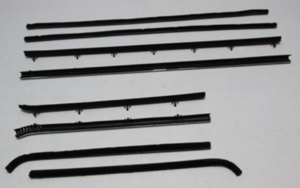 Picture of 1966-67 Nova 2 Door Hardtop Authentic Window Felts Whiskers Kit (8pcs)
