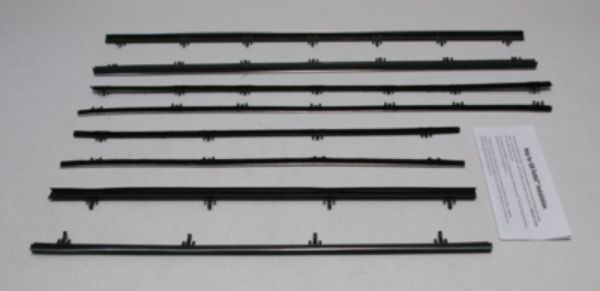 Picture of 1966-67 Nova 2 Door Sedan Authentic Window Felts Whiskers Kit (8pcs)