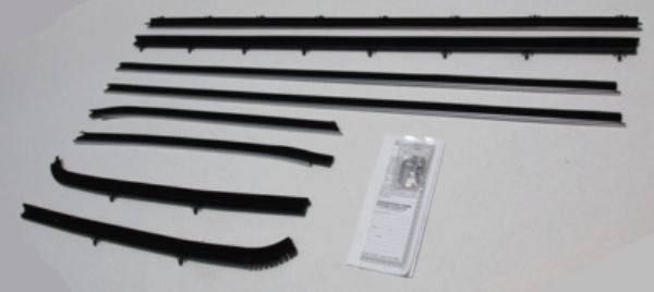 Picture of 1973-74 Nova 2 Door Hardtop Authentic Window Felts Whiskers Kit (8pcs)