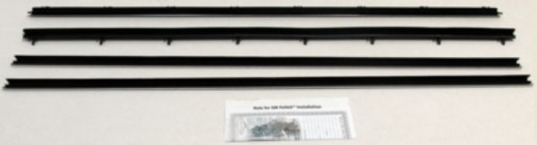 Picture of 1975-79 Nova 2 Door Sedan Authentic Window Felts Whiskers Kit (4pcs)