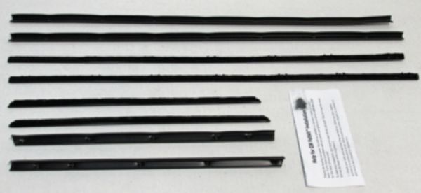 Picture of 1962-65 Nova & Chevy II Convertible Replacement Window Felts Whiskers Kit (8pcs)