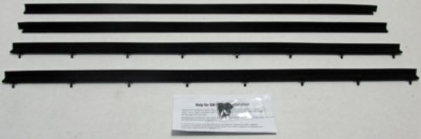 Picture of 1975-79 Nova 2 Door Sedan Replacement Window Felts Whiskers Kit (4pcs)