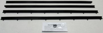 Show details for 1975-79 Nova 2 Door Sedan Replacement Window Felts Whiskers Kit (4pcs) Picture of 1975-79 Nova 2 Door Sedan Replacement Window Felts Whiskers Kit (4pcs)