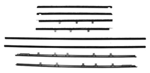 Picture of 1965 Oldsmobile Dynamic 88 2 Door Hardtop Authentic Window Felts Whiskers Kit (8pcs)