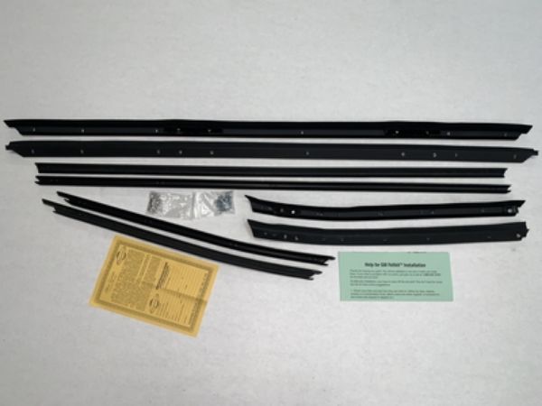 Picture of 1970-71 Oldsmobile 98 Convertible Authentic Window Felts Whiskers Kit (8pcs)