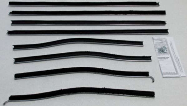Picture of 1966-67 Cutlass 2 Door Hardtop Authentic Window Felts Whiskers Kit (8pcs)