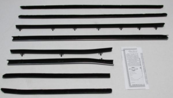 Picture of 1966-67 Cutlass Convertible With Buick Special Molding Authentic Window Felts Whiskers Kit (8pcs)