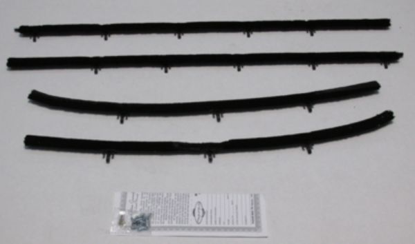 Picture of 1968 Cutlass 2 Door Sedan Outers Only Authentic Window Felts Whiskers Kit (4pcs)