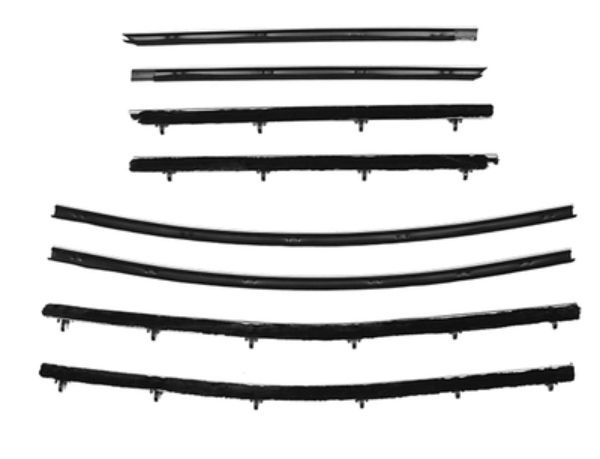Picture of 1969 Cutlass 4 Door Sedan Authentic Window Felts Whiskers Kit (8pcs)