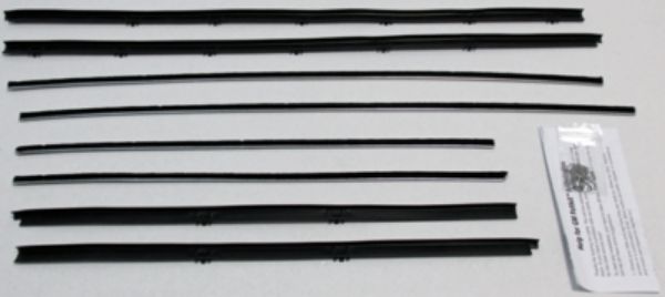 Picture of 1965 Cutlass 2 Door Hardtop Replacement Window Felts Whiskers Kit (8pcs)