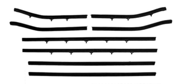 Picture of 1966-67 Cutlass Convertible Replacement Window Felts Whiskers Kit (8pcs)