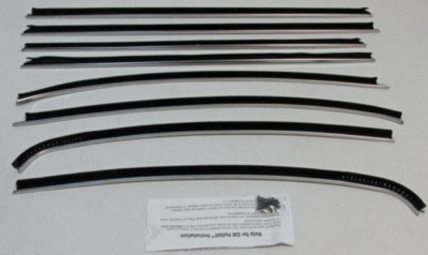 Picture of 1968 Cutlass Coupe Replacement Window Felts Whiskers Kit (8pcs)